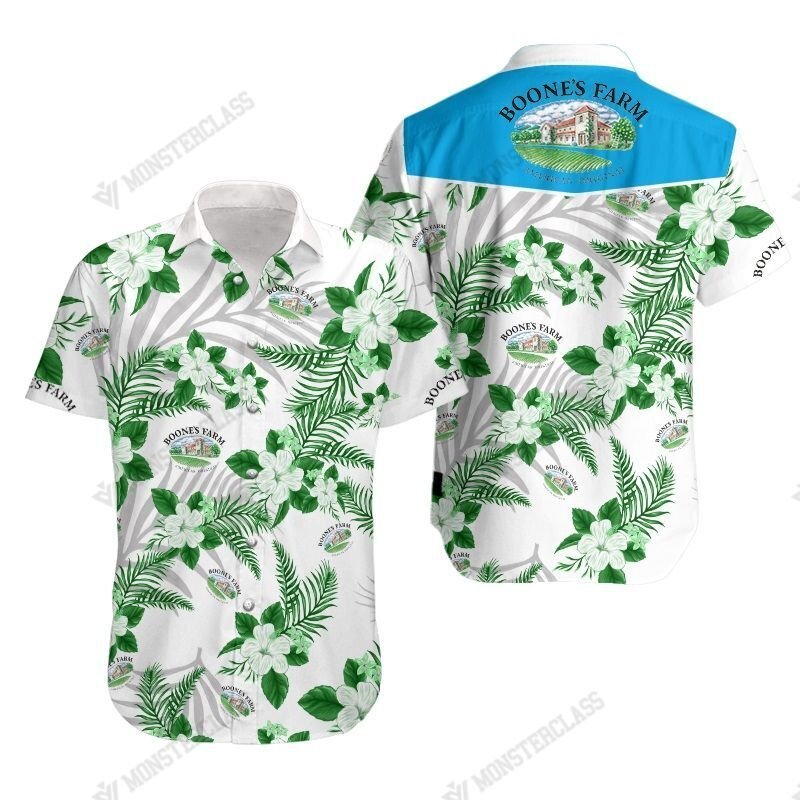 BooneS Farm Hawaiian Shirt Short