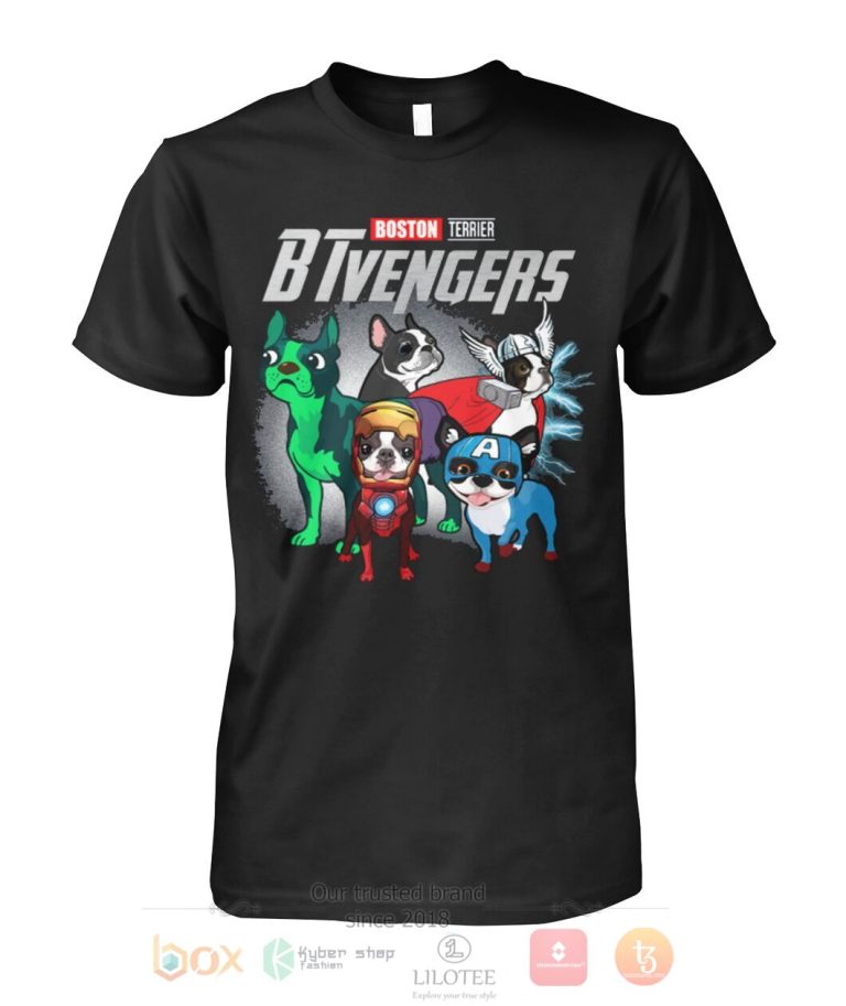 Boston Terrier Btvengers 3D Hoodie Shirt 1 2