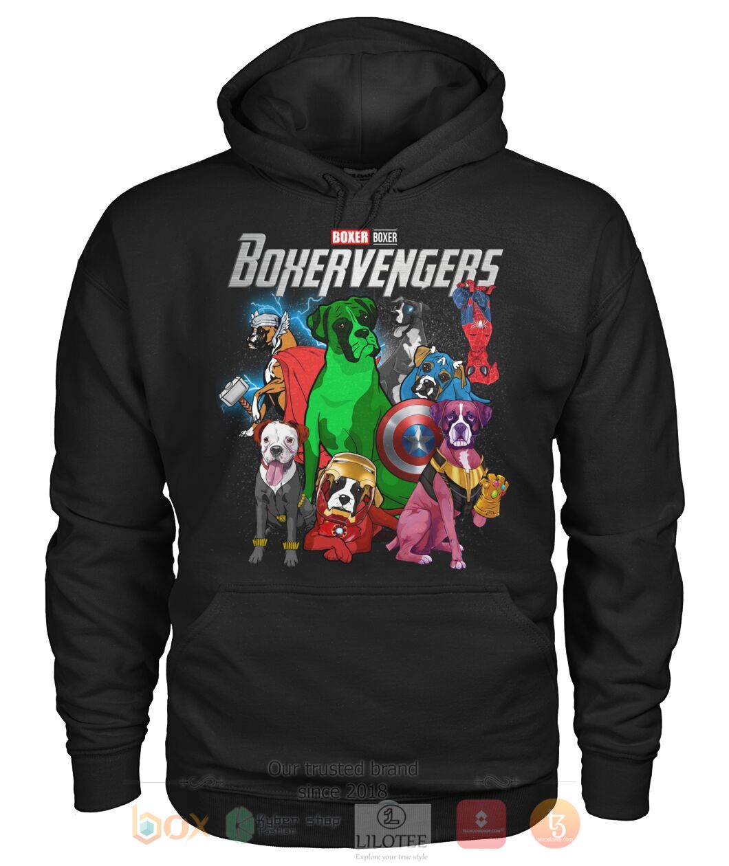 Boxervengers 3D Hoodie Shirt 1
