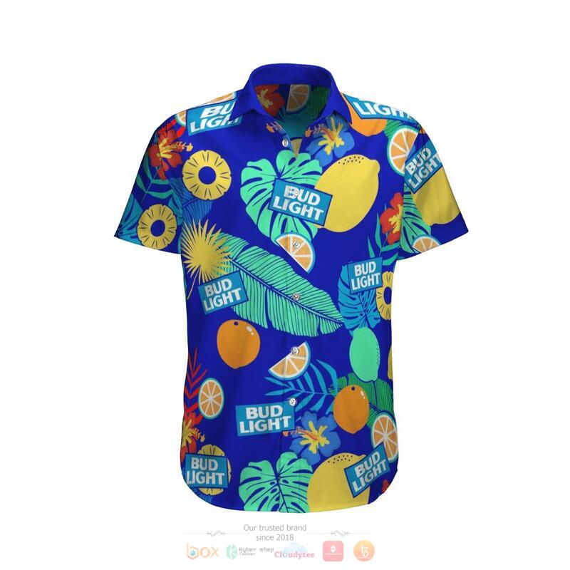 Bud Light Tropical Fruit Hawaiian Shirt