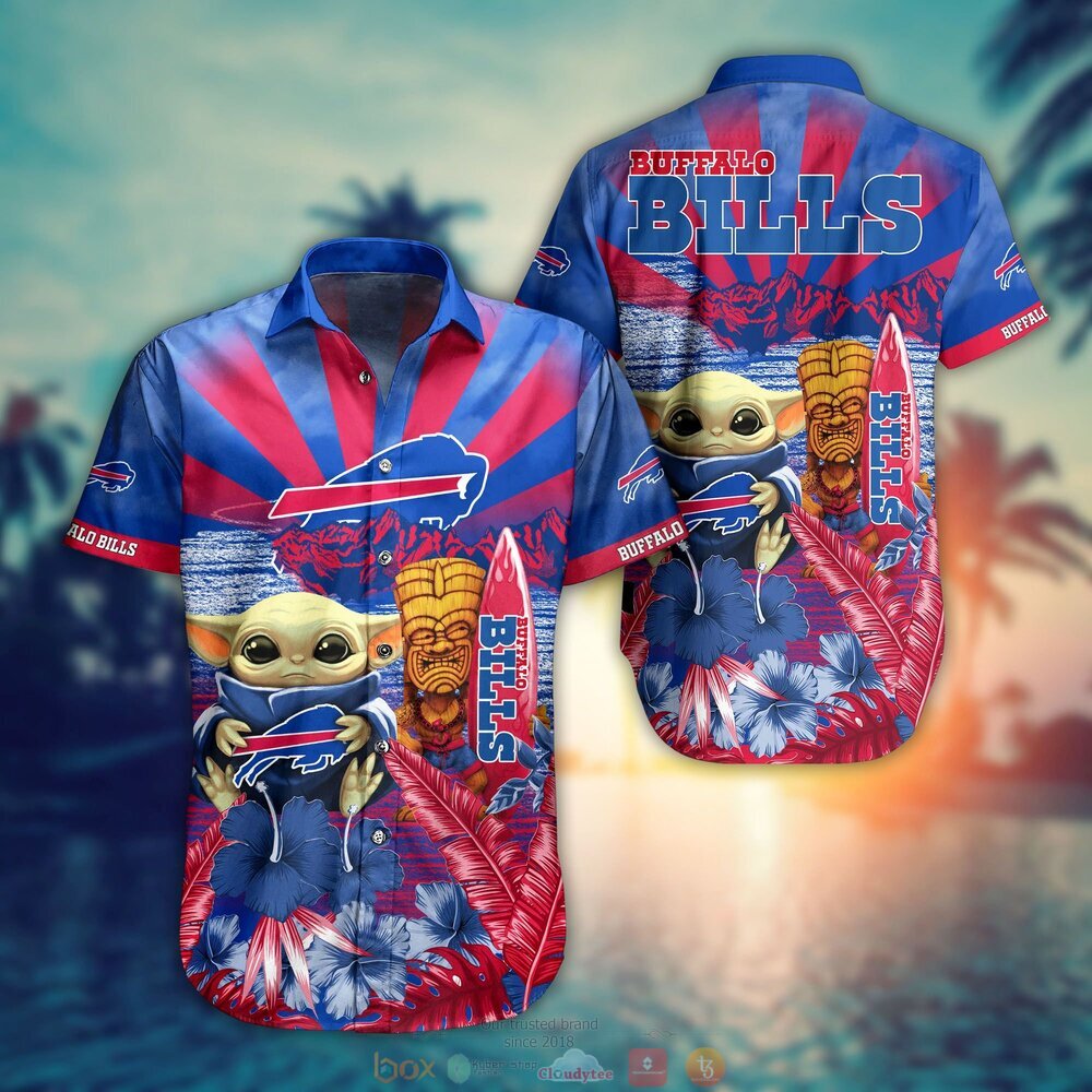 Buffalo Bills NFL Baby Yoda Hawaiian Shirt Shorts