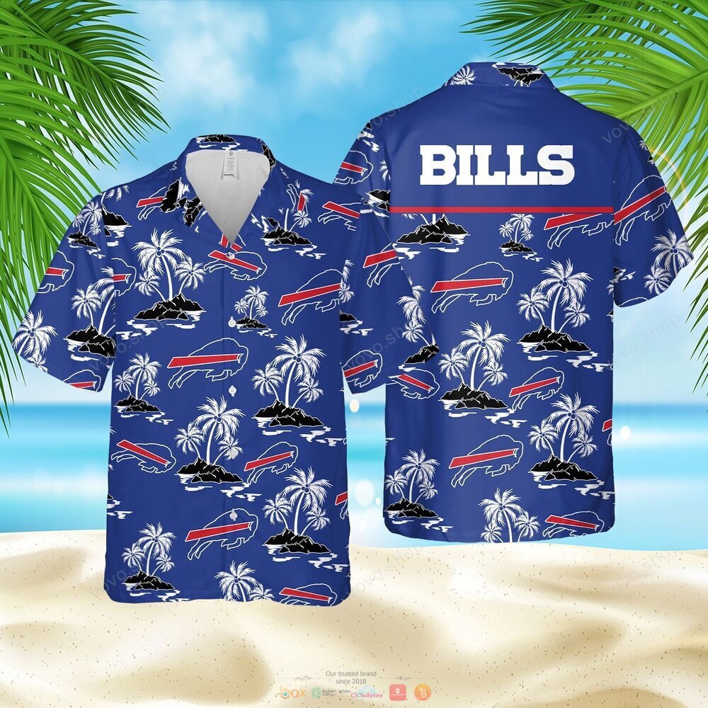 Buffalo Bills NFL blue Hawaiian Shirt shorts
