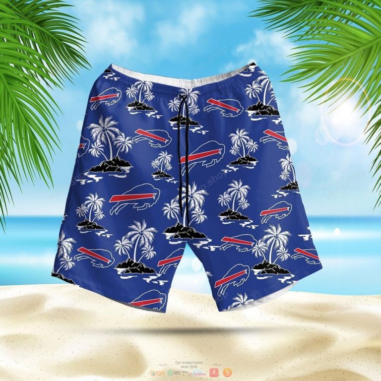 Buffalo Bills NFL blue Hawaiian Shirt shorts 1