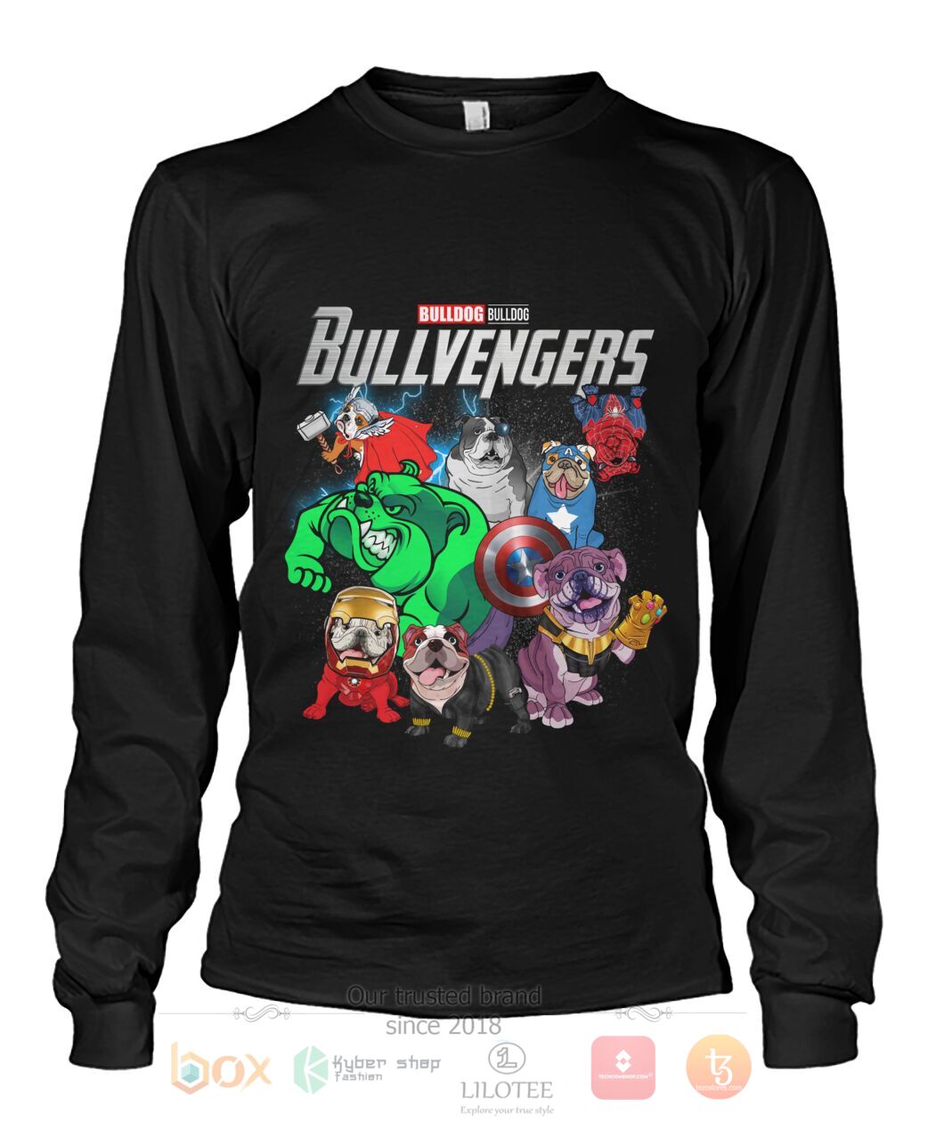 Bulldog Bullvengers 3D Hoodie Shirt