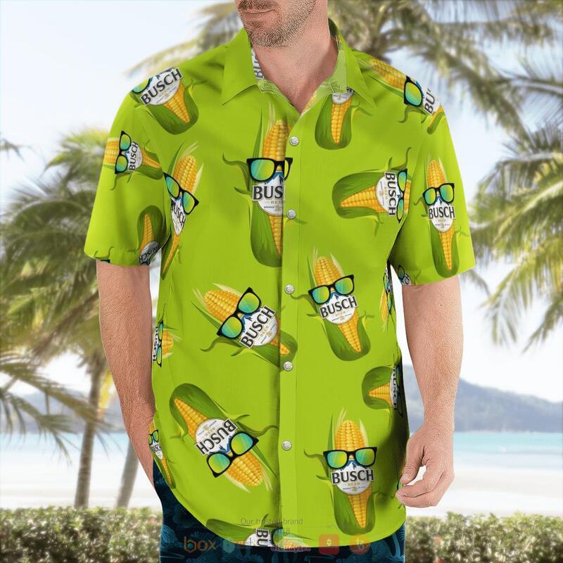 Busch Beer Corn Hawaiian Shirt 1 2