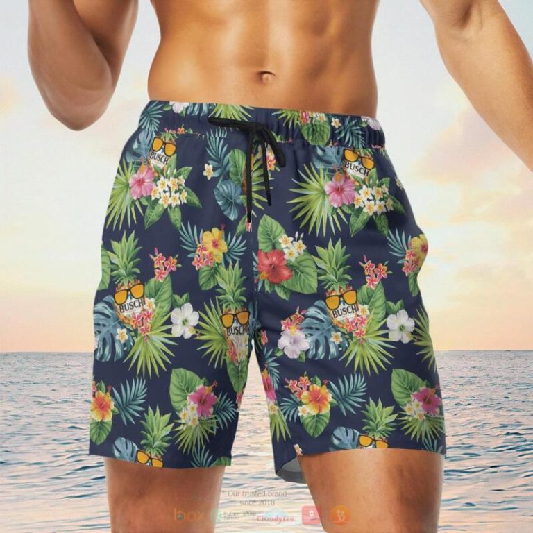 Busch Beer Tropical Navy Beach Short 1 2