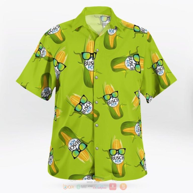 Busch Ice Corn Hawaiian Shirt 1