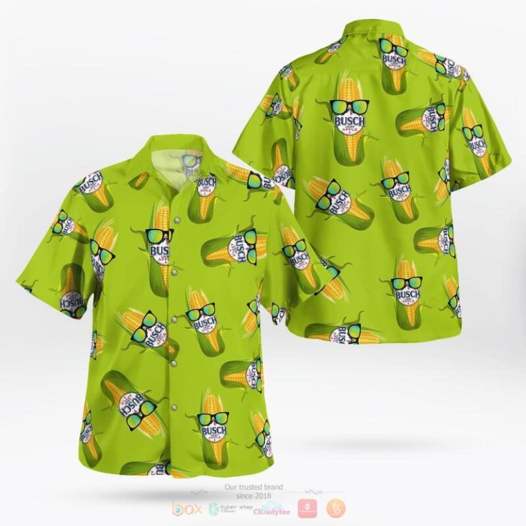 Busch Light Apple Corn Hawaiian Shirt