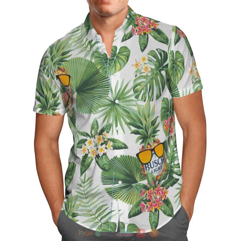 Busch Light Leaves Hawaiian Shirt 1