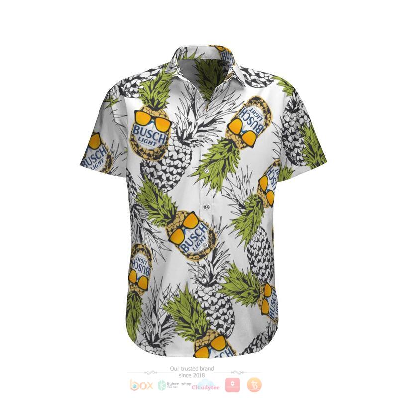 Busch Light Pineapple Hawaiian Shirt