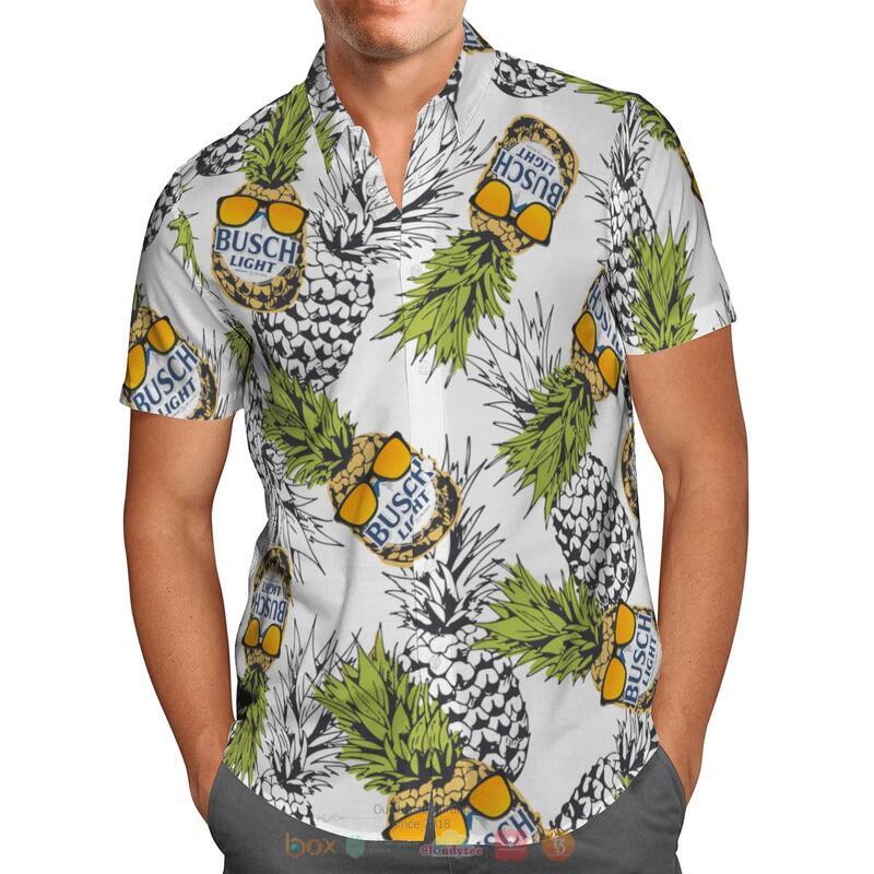Busch Light Pineapple Hawaiian Shirt 1