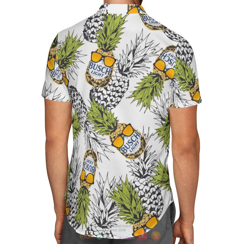 Busch Light Pineapple Hawaiian Shirt 1 2