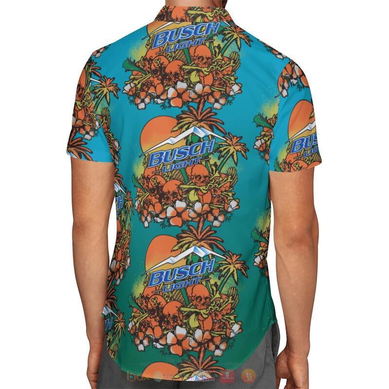Busch Light Skull Island Hawaiian Shirt 1 2