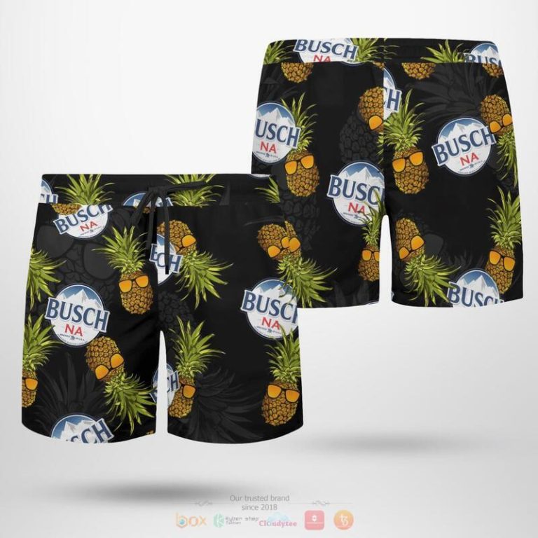 Busch Na Pineapple Black Beach Short