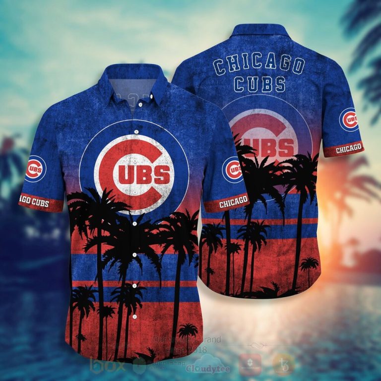 MLB Chicago Cubs Hawaiian Shirt Short