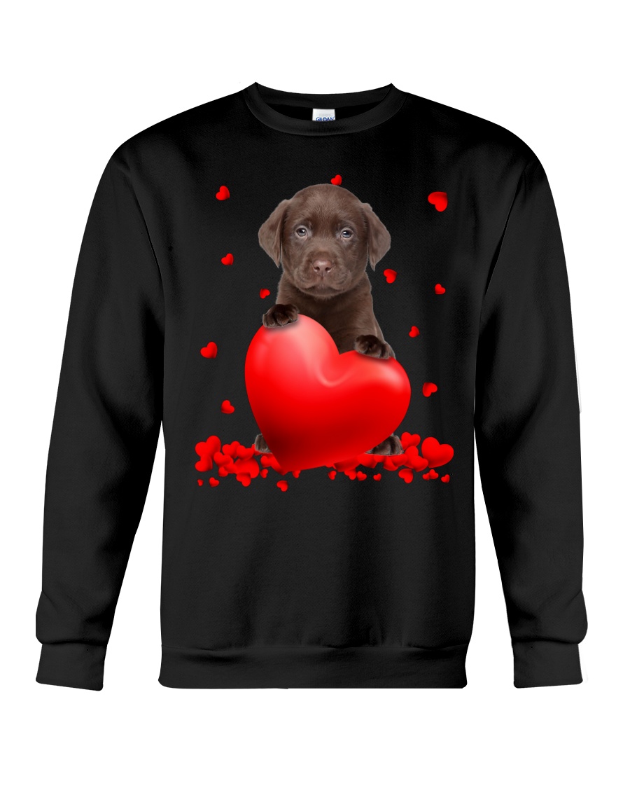 COSerjwy Labrador Chocolate Valentine Hearts shirt hoodie 6