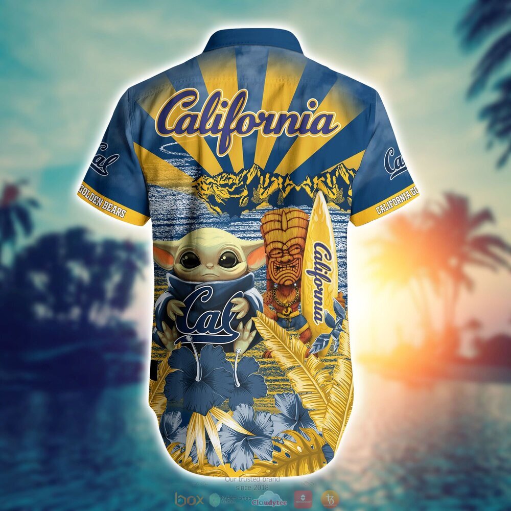 California Golden Bears NCAA Baby Yoda Hawaiian Shirt Shorts 1 2