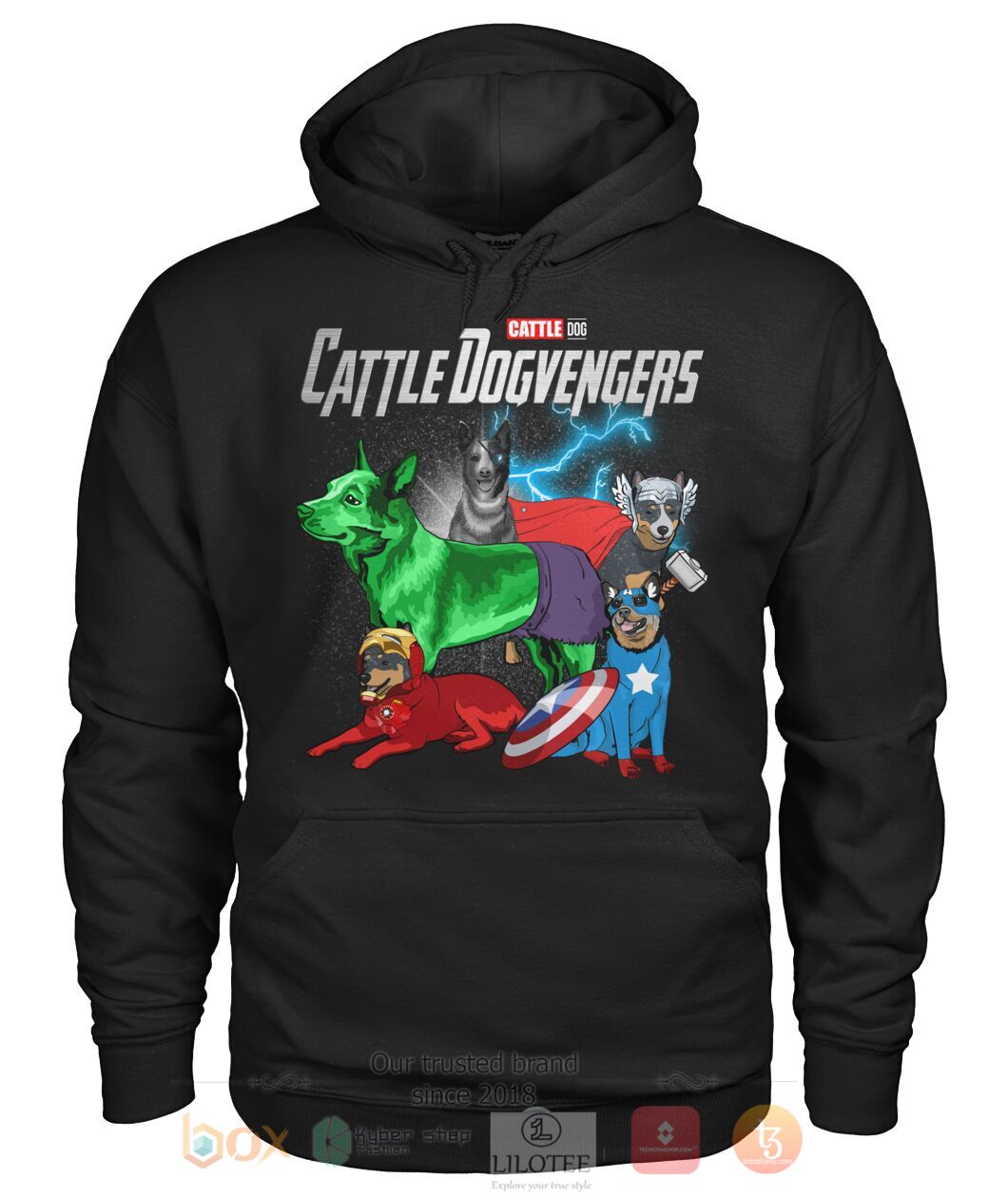 Cattle Dogvengers 3D Hoodie Shirt 1