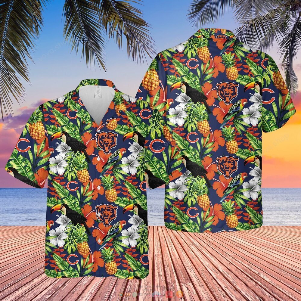 Chicago Bears NFL Hawaiian Shirt shorts 1