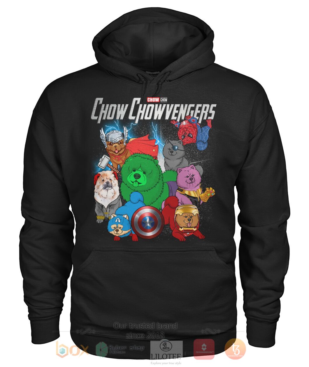 Chow Chowvengers 3D Hoodie Shirt 1