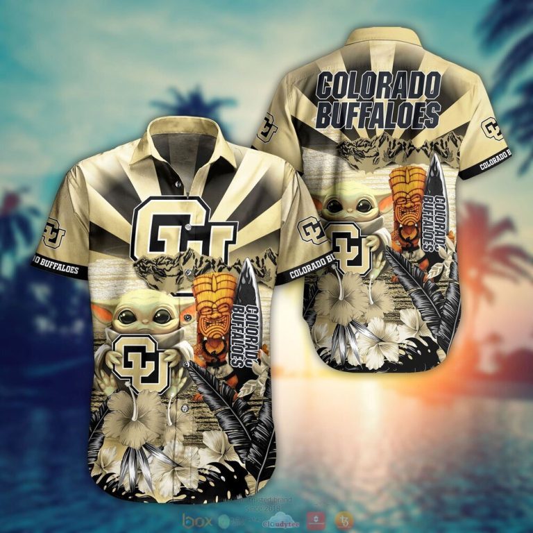 Colorado Buffaloes NCAA Baby Yoda Hawaiian Shirt Shorts