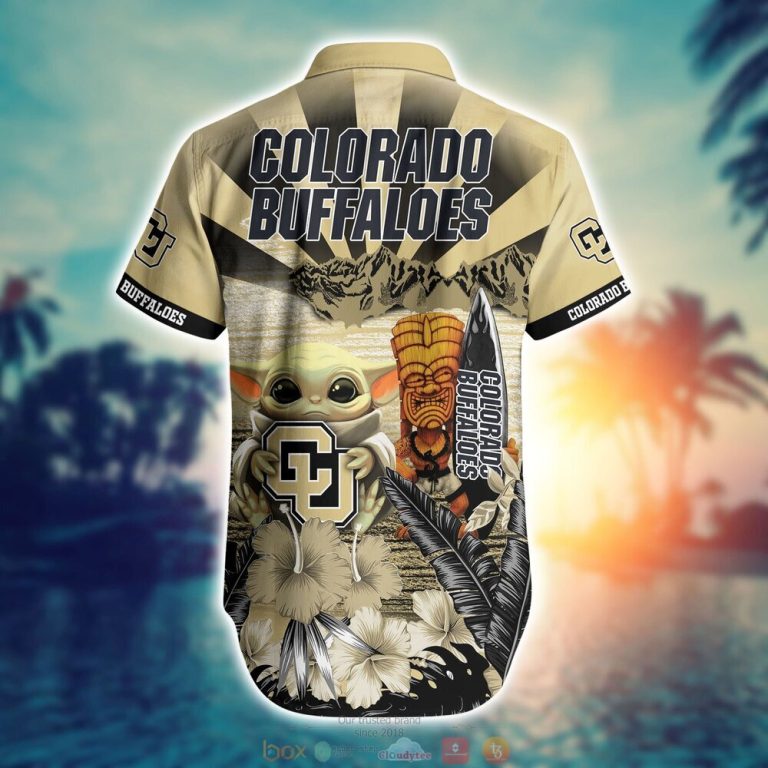 Colorado Buffaloes NCAA Baby Yoda Hawaiian Shirt Shorts 1 2