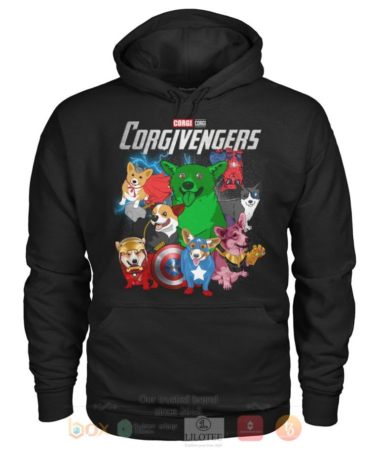 Corgivengers 3D Hoodie Shirt 1 2