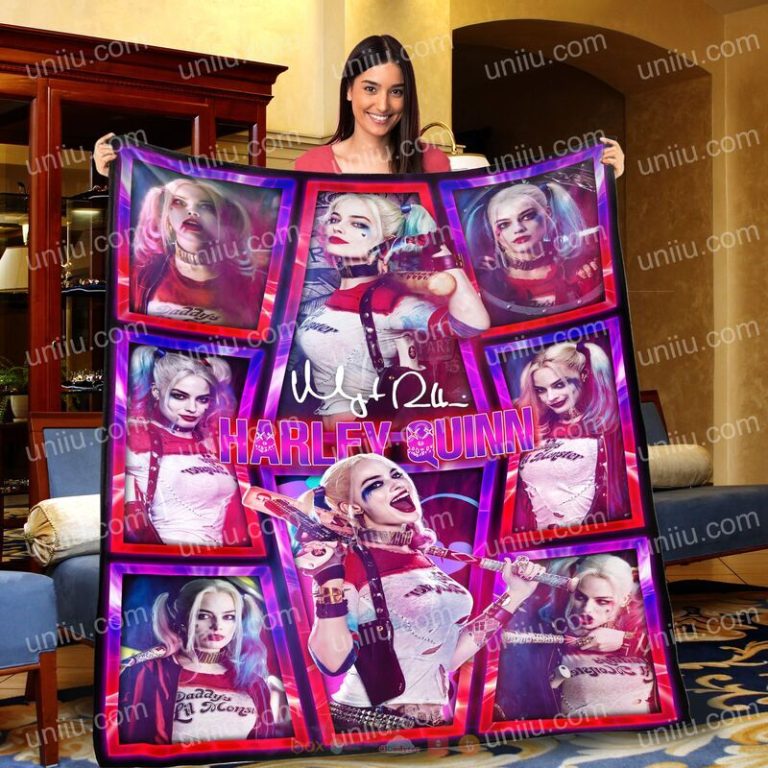 DC Comics Harley Quinn Blanket 1