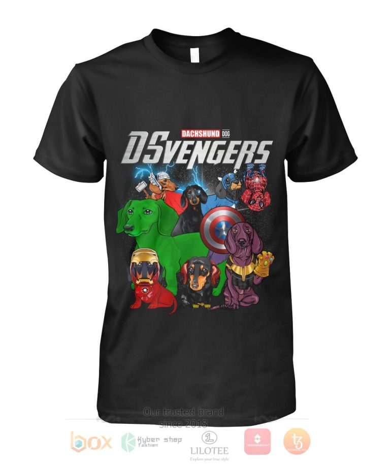 Dachshund Dog Dsvengers 3D Hoodie Shirt 1 2