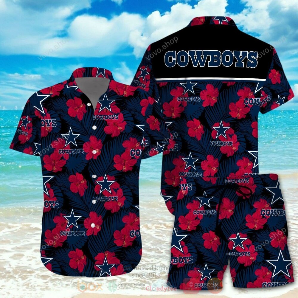 Dallas Cowboys Hawaiian Shirt Short