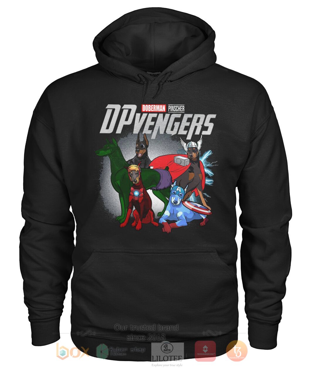 Doberman Dpvengers 3D Hoodie Shirt 1