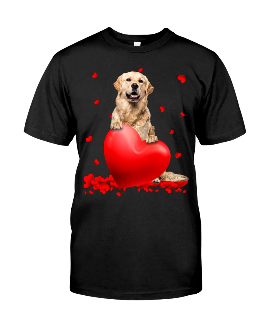 FJrsOiyT Golden Retriever Valentine Hearts shirt hoodie 1