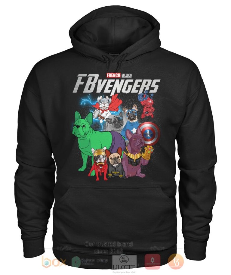 French BullDog Fbvengers 3D Hoodie Shirt 1