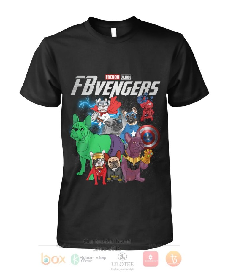 French BullDog Fbvengers 3D Hoodie Shirt 1 2