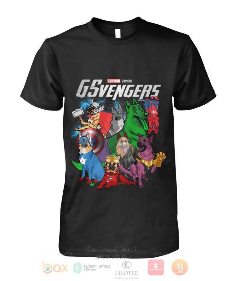 German Shepherd Gsvengers 3D Hoodie Shirt 1 2