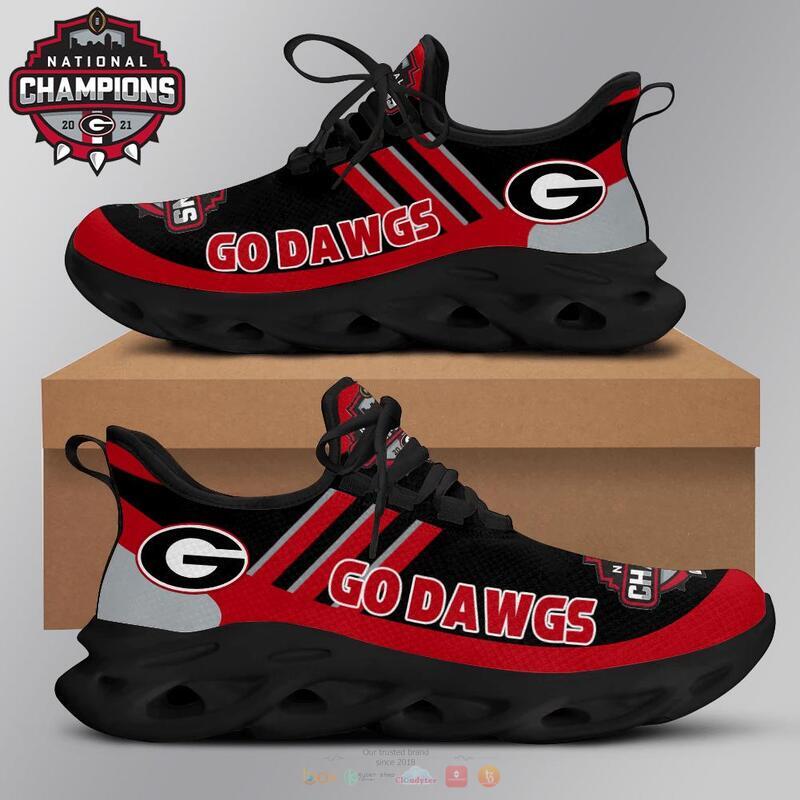 Go Dawgs Champion Georgia Bulldogs Clunky Max Soul Shoes