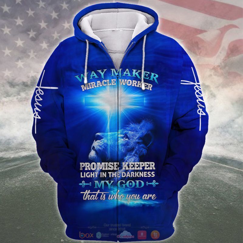 God Lion Promise keeper light in the darkness 3d shirt hoodie