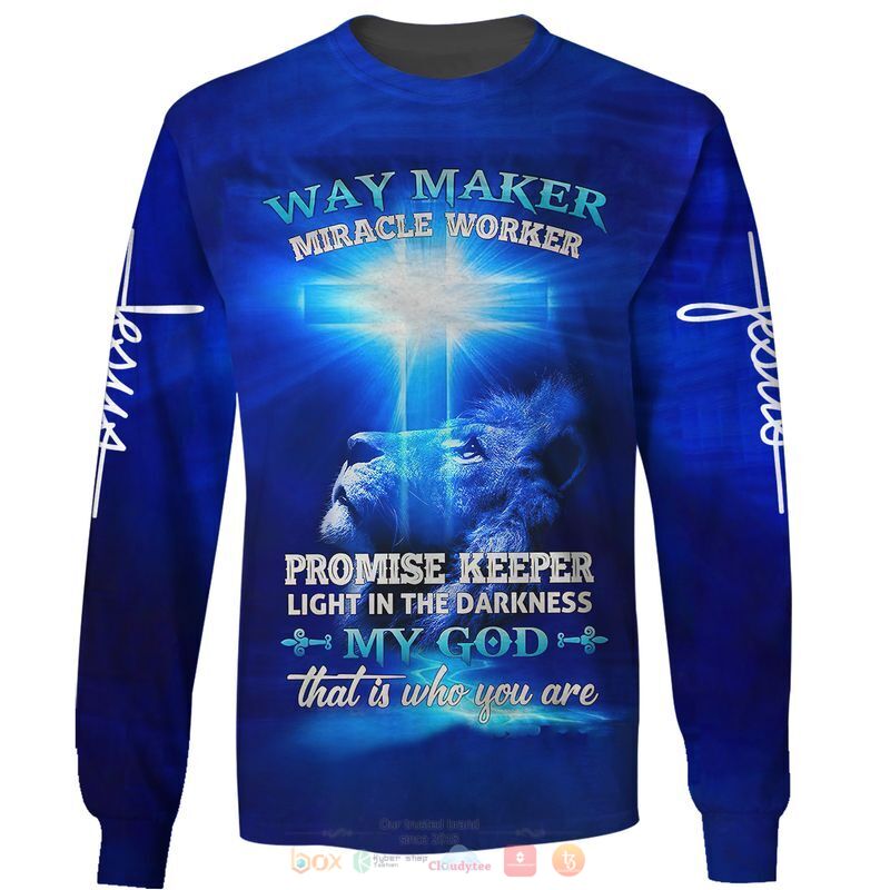 God Lion Promise keeper light in the darkness 3d shirt hoodie 1