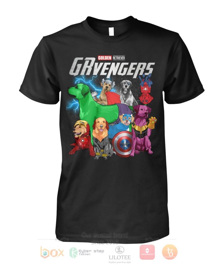 Golden Retriever Grvengers 3D Hoodie Shirt 1 2