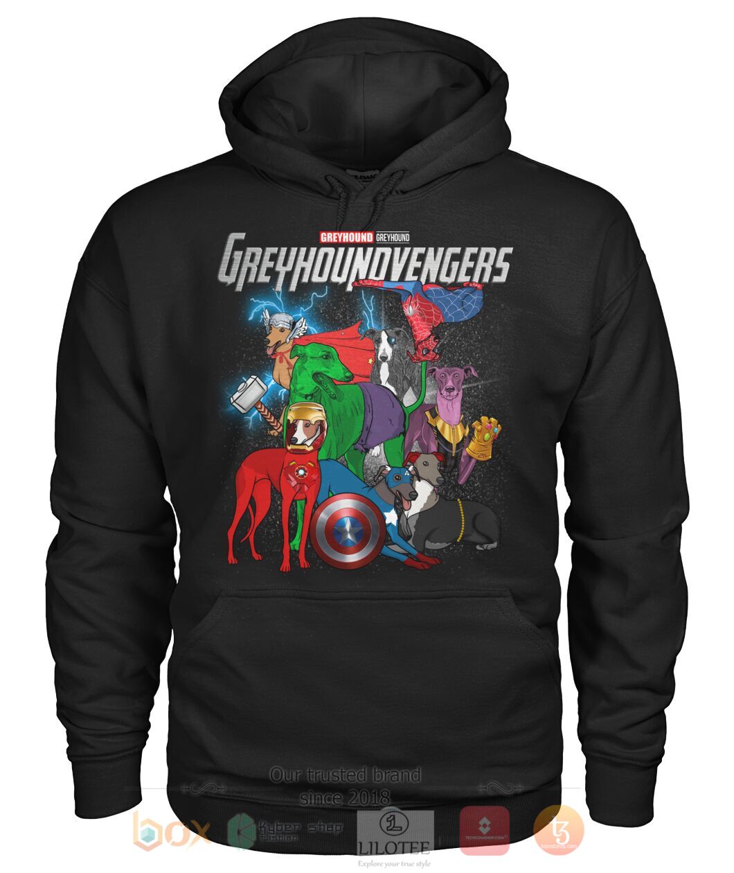 Greyhoundvengers 3D Hoodie Shirt 1
