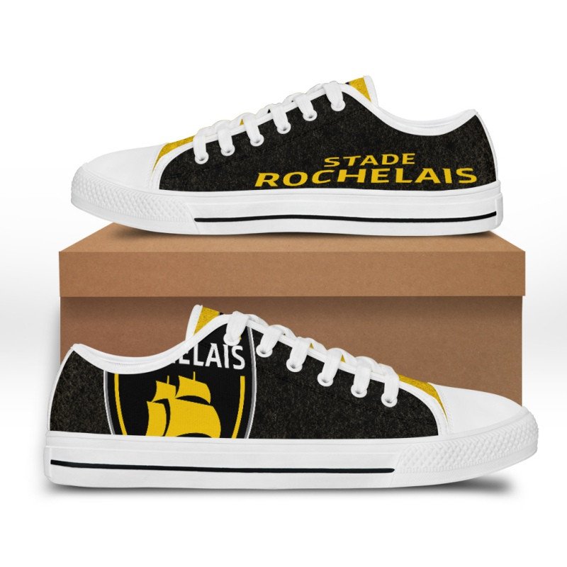 HOT Stade Rochelais Club canvas low top shoes 3