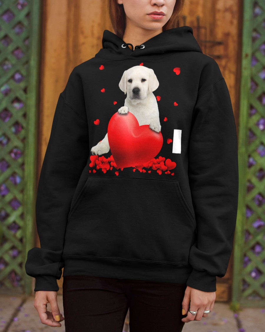 HQ2ODsIz White Labrador Valentine Hearts shirt hoodie 6