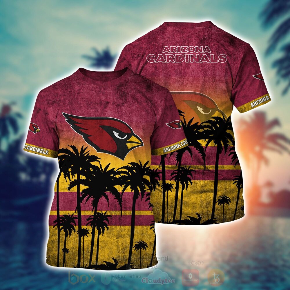 NFL Arizona Cardinals Hawaiian Shirt Short 1