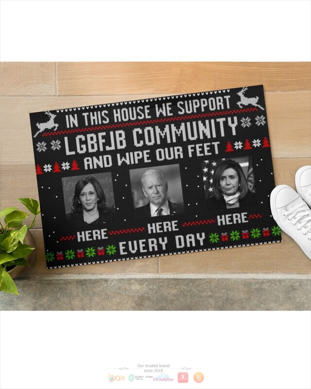 In this house we believe we support LGBFJB and wipe our feet here Biden doormat 1 2