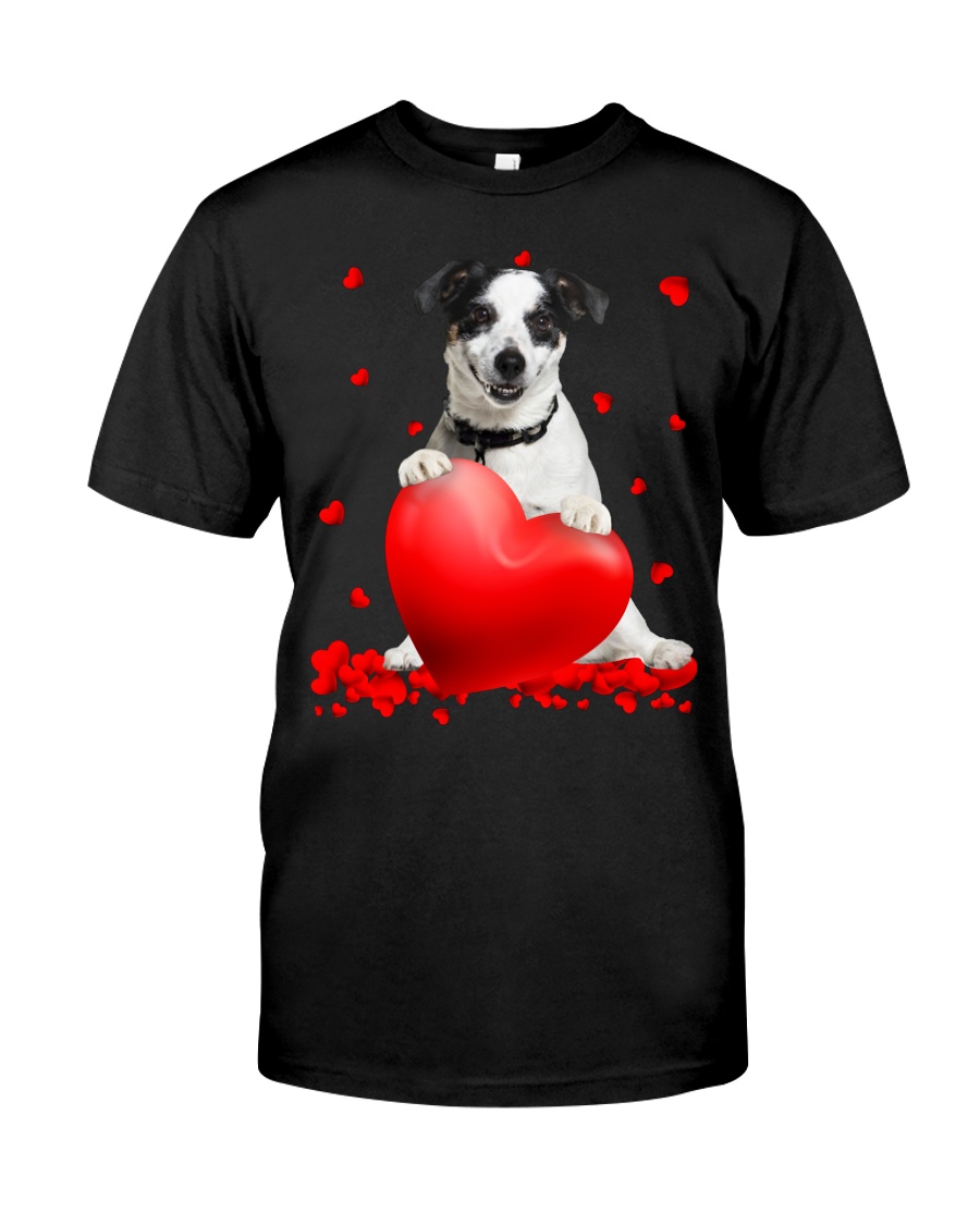 Jack Russell Valentine Hearts shirt hoodie 1