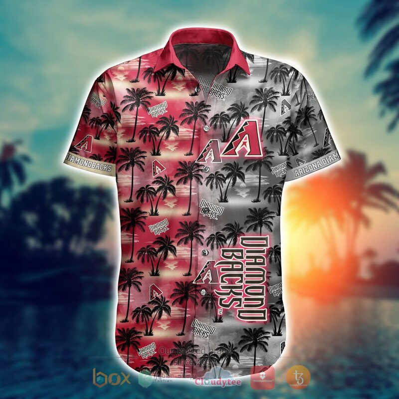 MLB Arizona Diamondbacks Coconut Hawaiian shirt Short 1