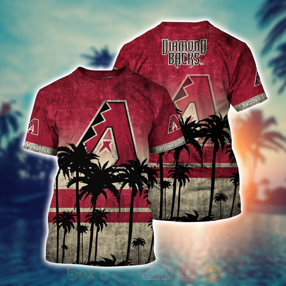 MLB Arizona Diamondbacks Hawaiian Shirt Short 1