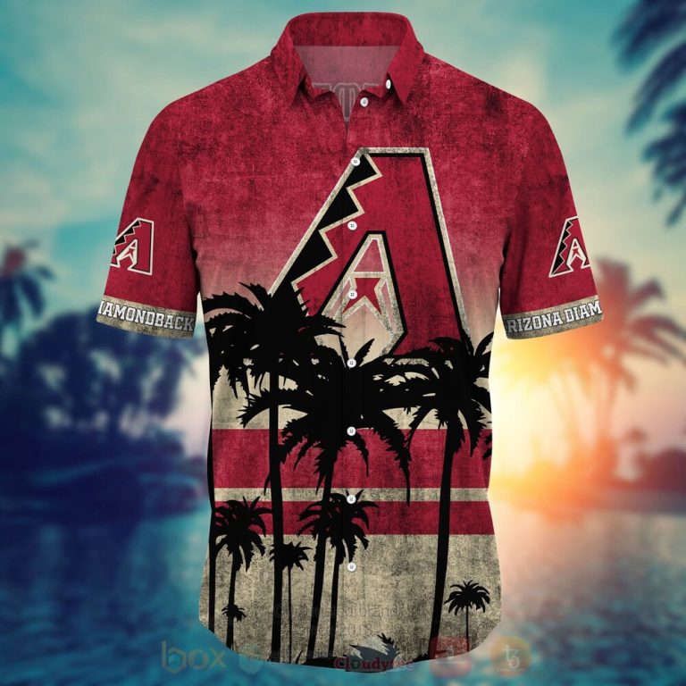 MLB Arizona Diamondbacks Hawaiian Shirt Short 1 2