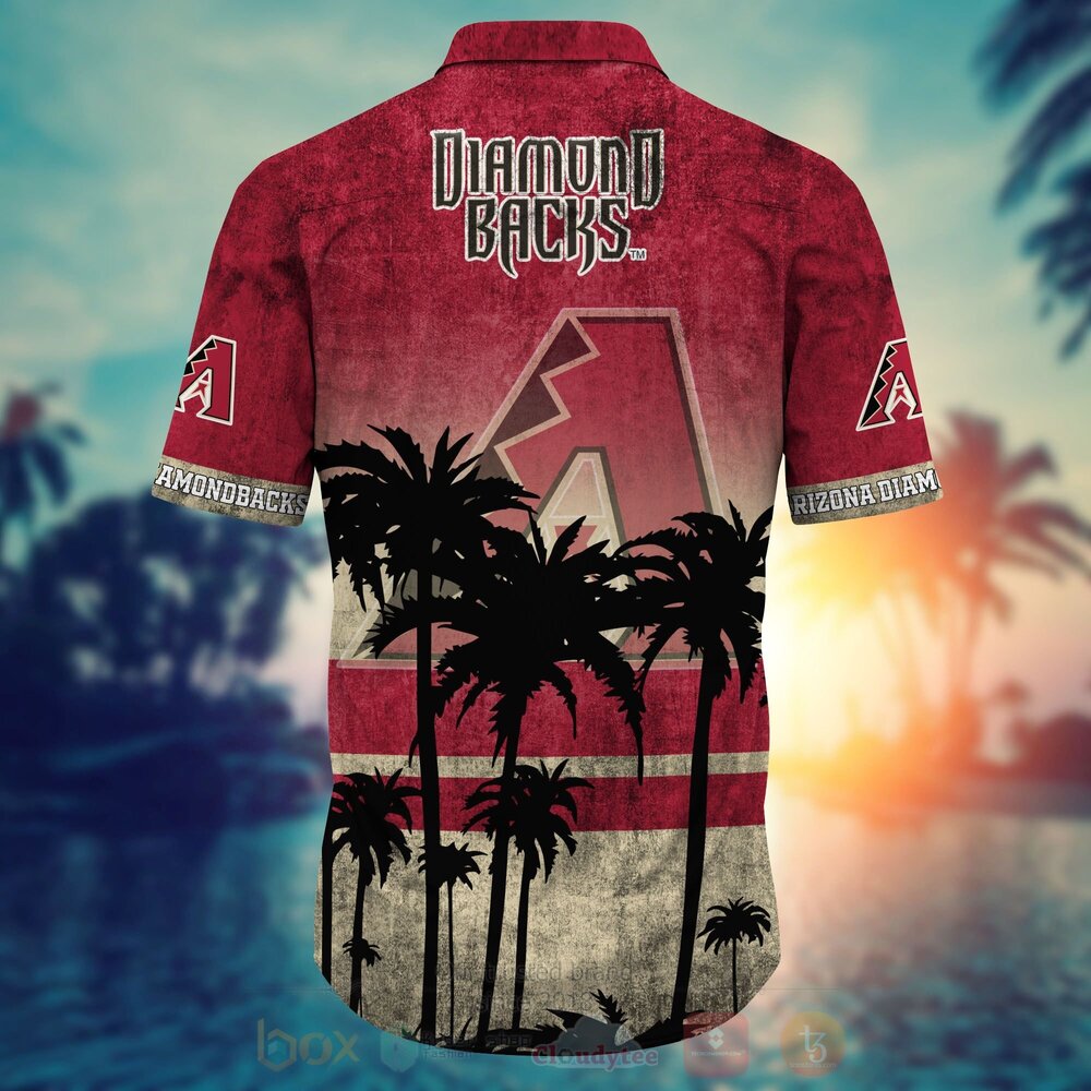 MLB Arizona Diamondbacks Hawaiian Shirt Short 1 2 3