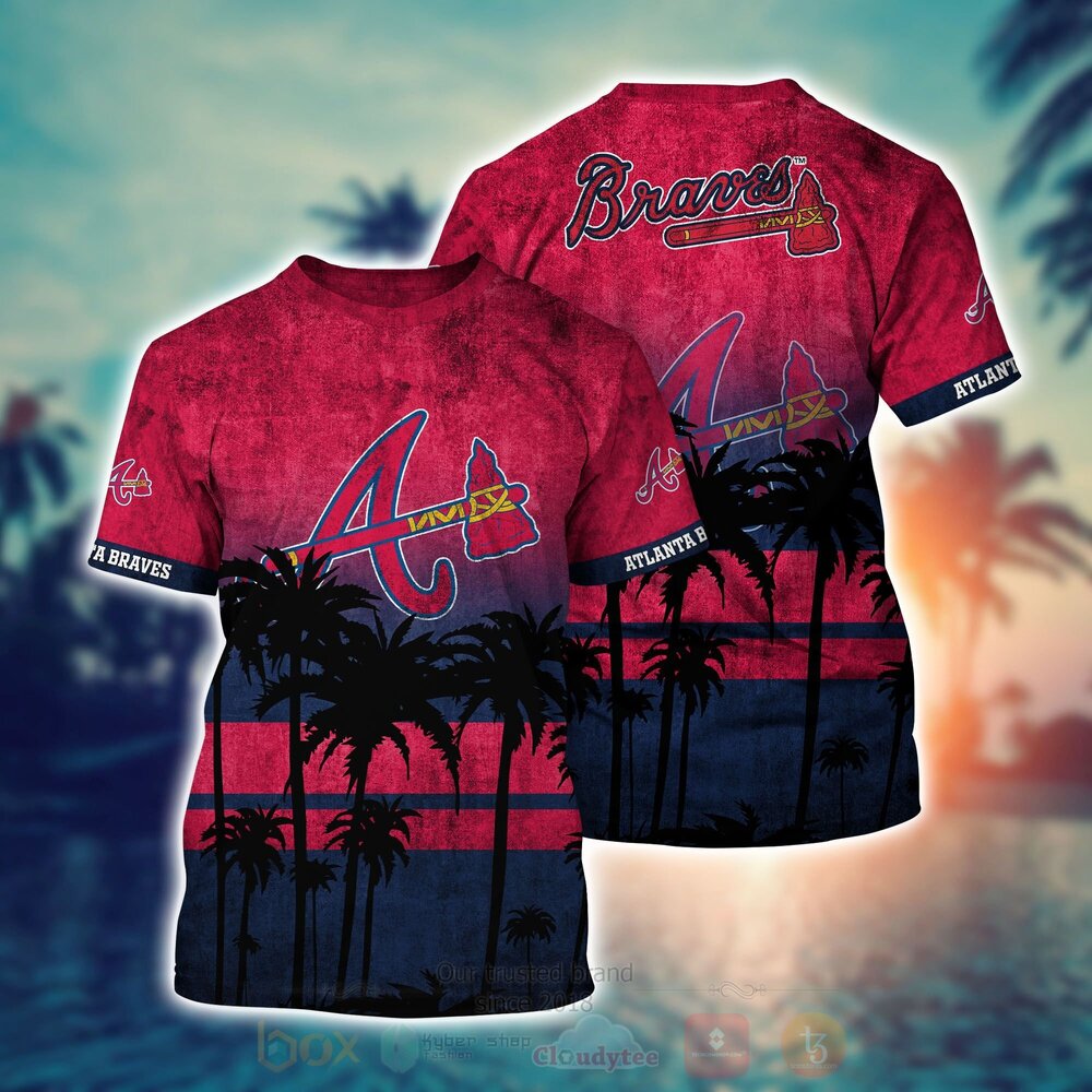 MLB Atlanta Braves Hawaiian Shirt Short 1